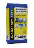 weber.set EX25 max2 ADEZIV PLACI CERAMICE 25 kg