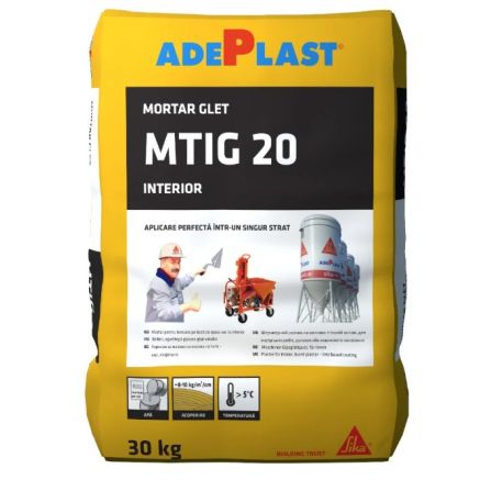 TENCUIALA MECANIZATA MTI G ENERGY/30KG PE BAZA DE IPSOS ADEPLAST