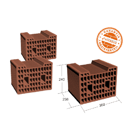 CARAMIDA SOCERAM 300X240X238 LD - 64 BUC/PALET