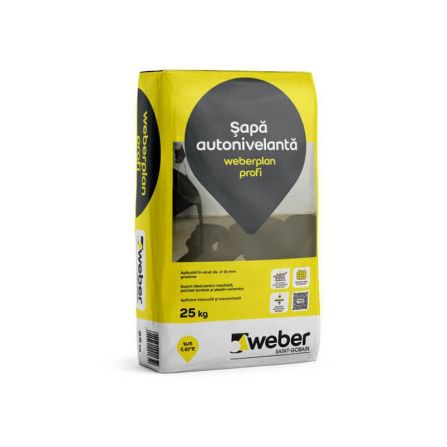 SAPA AUTONIVELANTA PLAN PROFI 25KG WEBER 5200609535