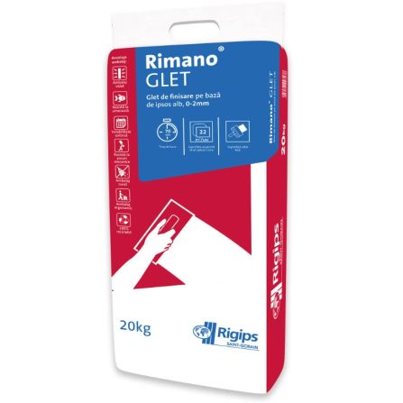 GLET RIMANO GLET 20KG/SAC GLET FINISAJ RIGIPS 5200691107