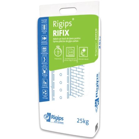 RIGIPS - ADEZIV RIFIX - 25KG - 5200691156 (ADEZIV LIPIRE PLACI RIGIPS)
