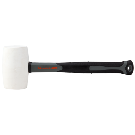 CIOCAN CAUCIUC ALB CU COADA DIN FIBRA DE STICLA 680GR - 601057