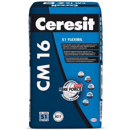 ADEZIV GRESIE/FAIANTA CM16 / 25KG INT/EXT FLEXIBIL CERESIT