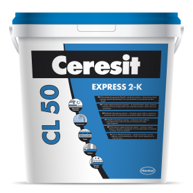 Hidroizolatie bicomponenta flexibila, CERESIT - CL 50 / 12.5KG / 7 L - WATERPR 2047377