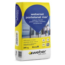 ADEZIV SET PORTELANAT MAX 2 25KG 5200550907 WEBER