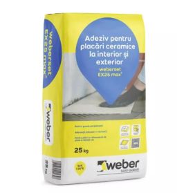 ADEZIV GRESIE/FAIANTA SET EX25 / 25KG INTERIOR/EXTERIOR 5200572339 WEBER