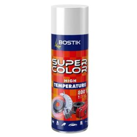 SPRAY VOPSEA REZISTENTA LA TEMPERATURI RIDICATE, BOSTIK, SUPER COLOR, HIGH TEMPERATURE, INTERIOR/EXTERIOR, 400 ML