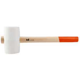 CIOCAN CAUCIUC ALB CU COADA DIN LEMN 0.900KG - 601079