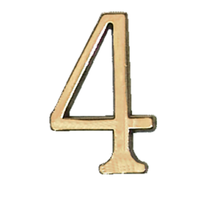 CIFRA AUTOADEZIVA PLASTIC M:4-644065