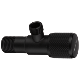 ROBINET COLTAR INOX NEGRU CU CAP ARMATURA CERAMIC 1186 3/8X1/2 681823