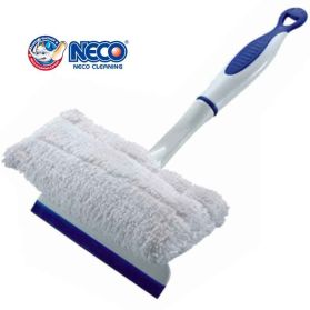 RACLETA GEAM CU LAMELA CAUCIUC SI SPALATOR MICROFIBRA 20CM 500268