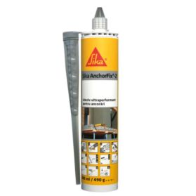 SIKA ANCHORFIX 2 - 300 ML - ANCORA CHIMICA BICOMPONENTA, PENTRU ANCORAJE IN BETON, PIATRA, CARAMIDA CU SOLICITARE MEDIE SPRE MARE