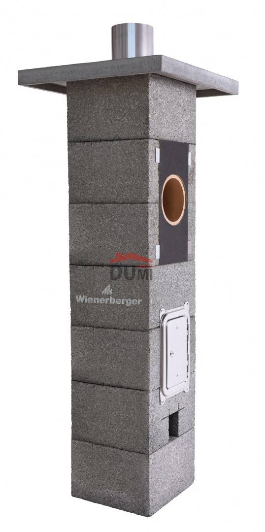Cos de fum Porotherm Wienerberger B 20 36x36 cm 7ml