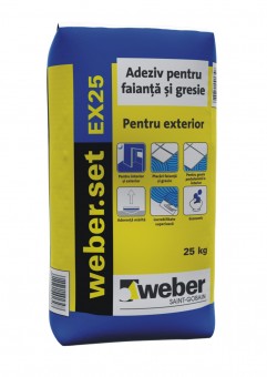 weber.set EX25 max2 ADEZIV PLACI CERAMICE 25 kg